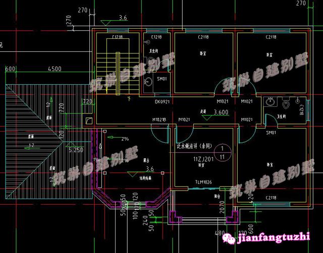 16.8x10米新農(nóng)村二層別墅設計圖，簡單精致，功能齊全
