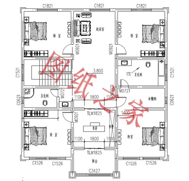 6款二層別墅設(shè)計圖，布局合理，經(jīng)濟(jì)適用、戶型精美，適合農(nóng)村自建房。