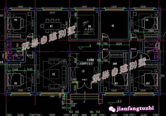 20x11米農(nóng)村一層別墅設(shè)計(jì)圖，帶堂屋，養(yǎng)老必選的一套房子