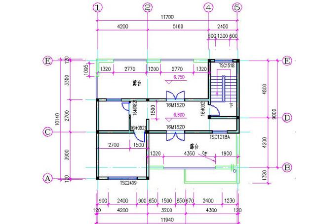 占地120平米的三層帶車庫別墅設計圖，精致實用，30萬以內