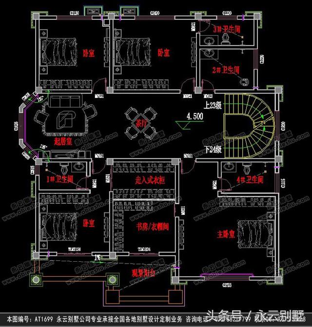 豪華簡歐別墅設計圖，氣質感十足，讓人倍感溫馨！