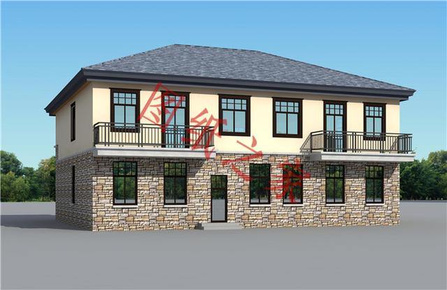 二層別墅設計圖，外觀新穎，快來選購吧！！！