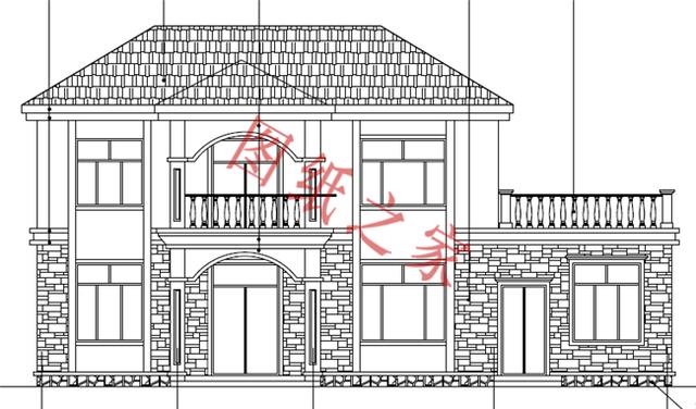 二層別墅設計圖，外觀新穎，快來選購吧！！！