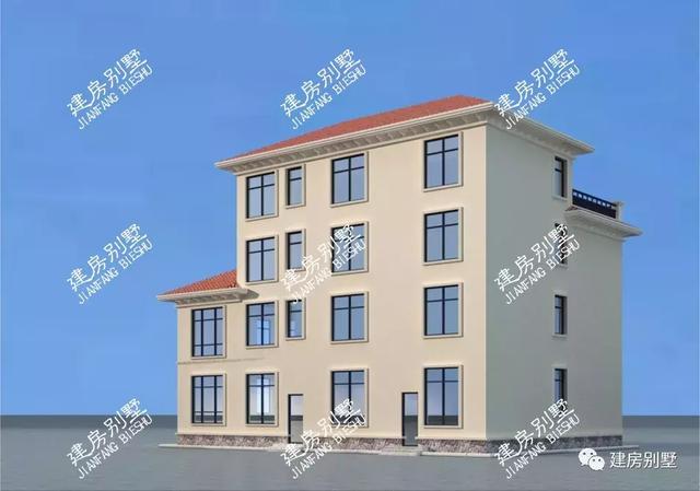 一屋多戶的別墅設計圖，外觀大氣，結構實用，越看越喜歡！