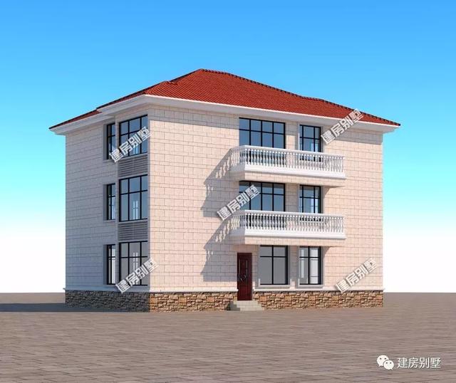 一屋多戶的別墅設計圖，外觀大氣，結構實用，越看越喜歡！