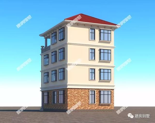 一屋多戶的別墅設計圖，外觀大氣，結構實用，越看越喜歡！