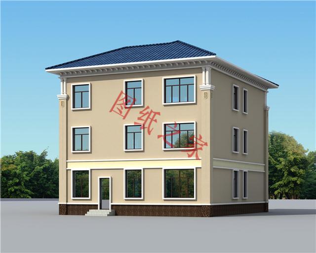 農村三層別墅設計圖，外觀新穎，設計獨特，造價實惠！