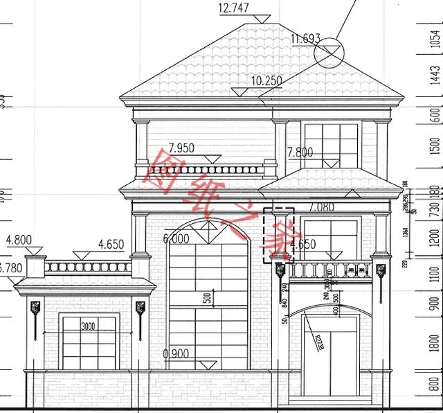 農村三層別墅設計圖，外觀新穎，設計獨特，造價實惠！