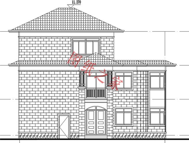 農村三層別墅設計圖，外觀新穎，設計獨特，造價實惠！