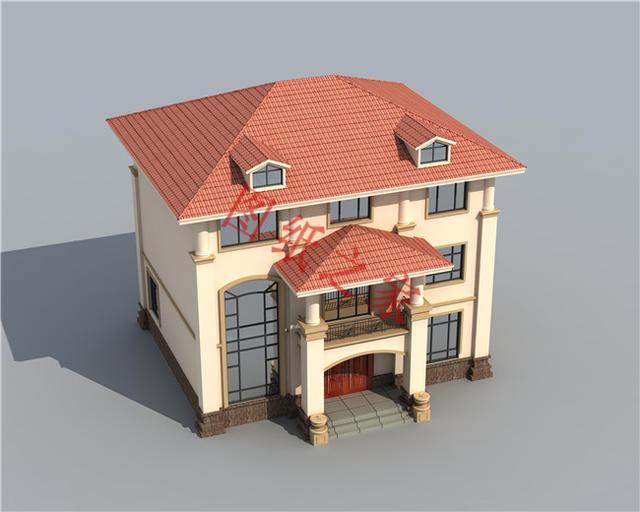 農村三層別墅設計圖，外觀新穎，設計獨特，造價實惠！