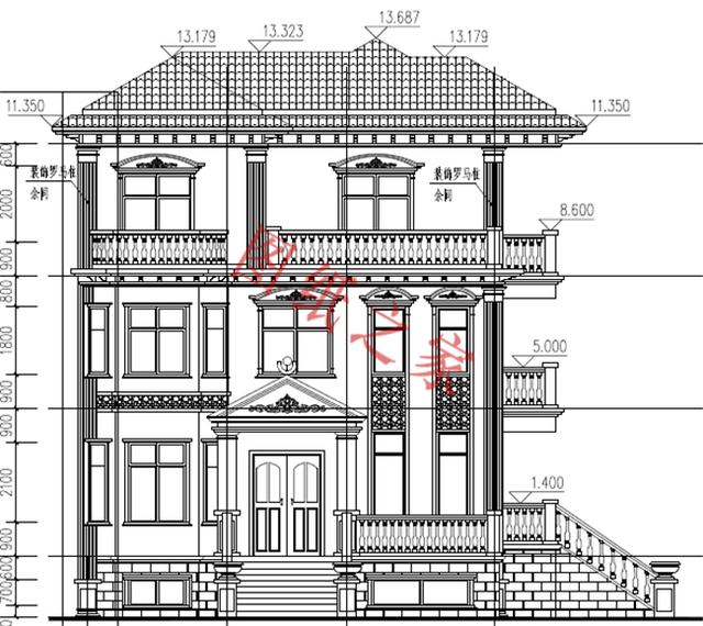 農村三層別墅設計圖，外觀新穎，設計獨特，造價實惠！