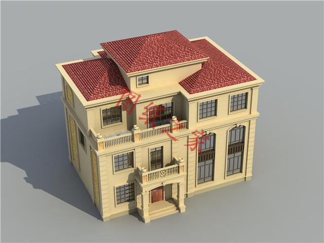 農村三層別墅設計圖，外觀新穎，設計獨特，造價實惠！