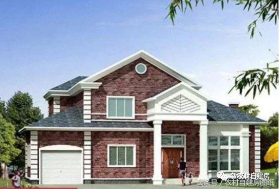 經典帶車庫二層設計圖 外觀舒適！造價實惠！