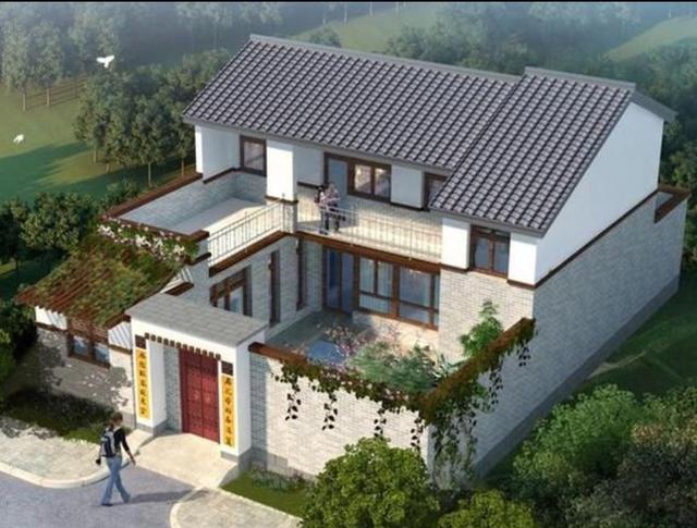 兩款農(nóng)村小二樓設(shè)計圖，讓人過目不忘，占地小價格優(yōu)！