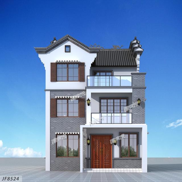 新款中式別墅設計圖，占地小，內部設施全面！