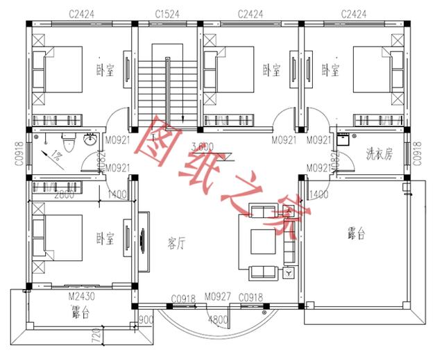 6套精美別致的農(nóng)村別墅設(shè)計圖，喜歡就來下單吧！