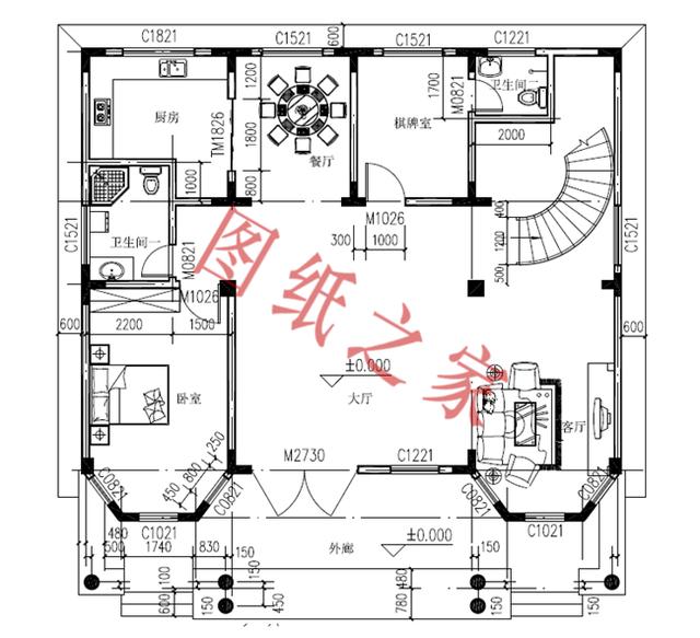 6套精美別致的農(nóng)村別墅設(shè)計圖，喜歡就來下單吧！