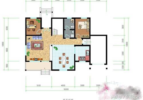 農村別墅設計圖,山清水秀，空氣清新。