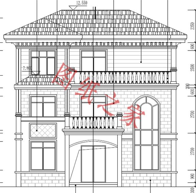 6套農村三層別墅設計圖，造價合理，外觀高端！