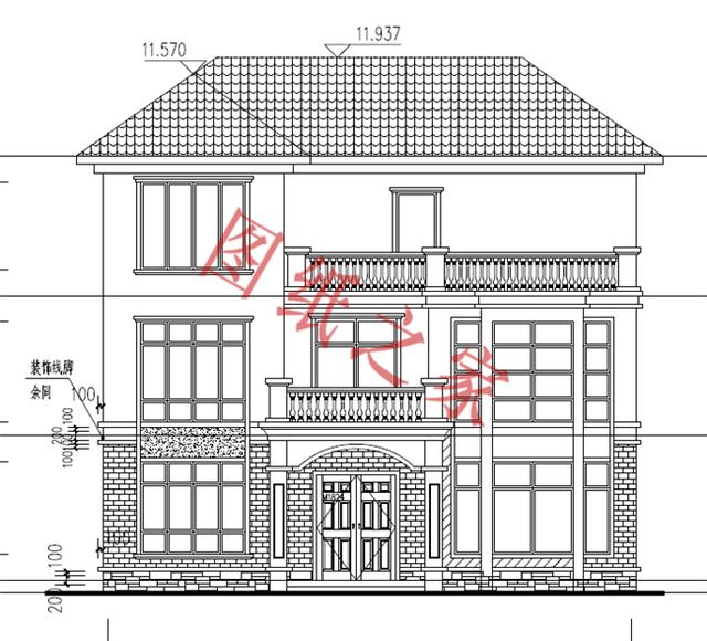 6套農村三層別墅設計圖，造價合理，外觀高端！
