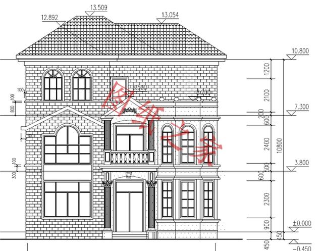 6套農村三層別墅設計圖，造價合理，外觀高端！