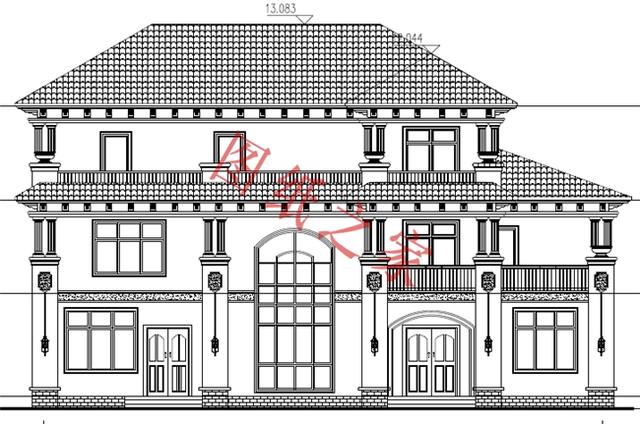 5套三層別墅設計圖，結構合理舒適，造價實惠。