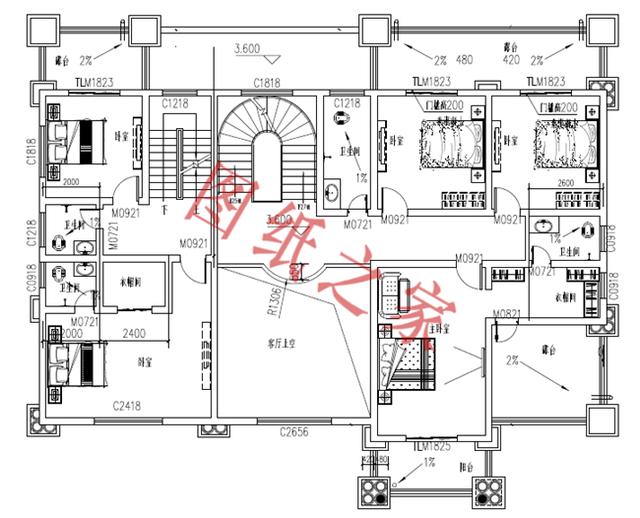 5套三層別墅設計圖，結構合理舒適，造價實惠。