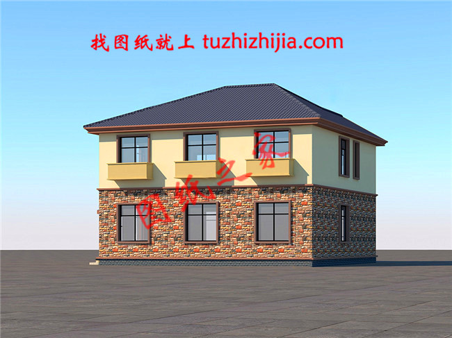 5套農村二層樓簡單大氣的設計圖紙，回老家自建正合適