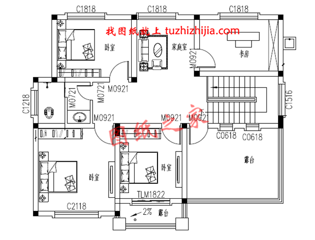 5套農村二層樓簡單大氣的設計圖紙，回老家自建正合適