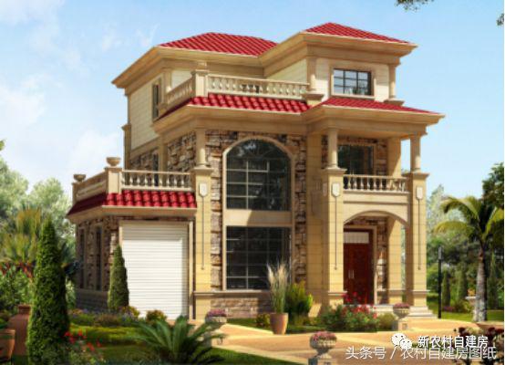 爆款歐式別墅設計圖， 布局合理，外觀新穎！