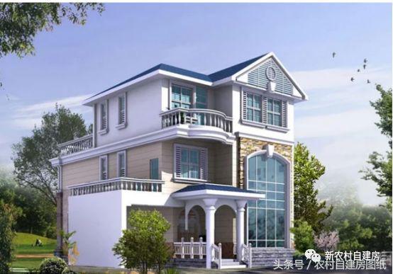 爆款歐式別墅設計圖， 布局合理，外觀新穎！