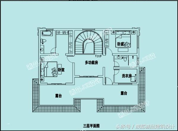 占地小的新式自建房，外觀大氣，布局合理！