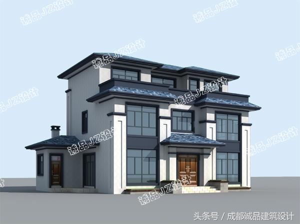 占地小的新式自建房，外觀大氣，布局合理！