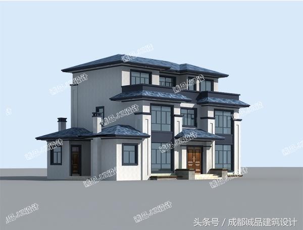 占地小的新式自建房，外觀大氣，布局合理！