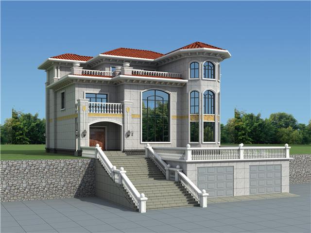 6套農村三層別墅設計圖，外觀大氣、造價低廉！