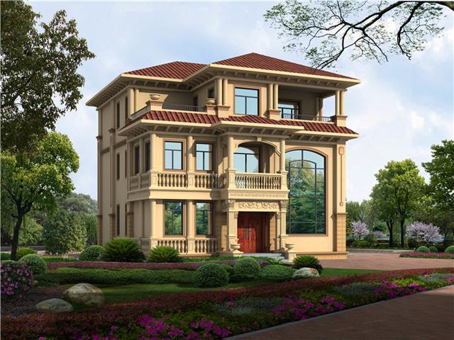 6套農村三層別墅設計圖，外觀大氣、造價低廉！