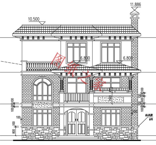 6套農村三層別墅設計圖，外觀大氣、造價低廉！