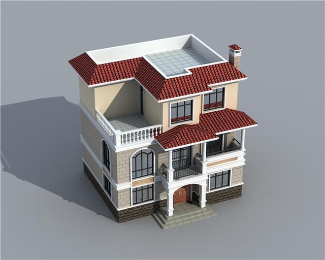 6套農村三層別墅設計圖，外觀大氣、造價低廉！