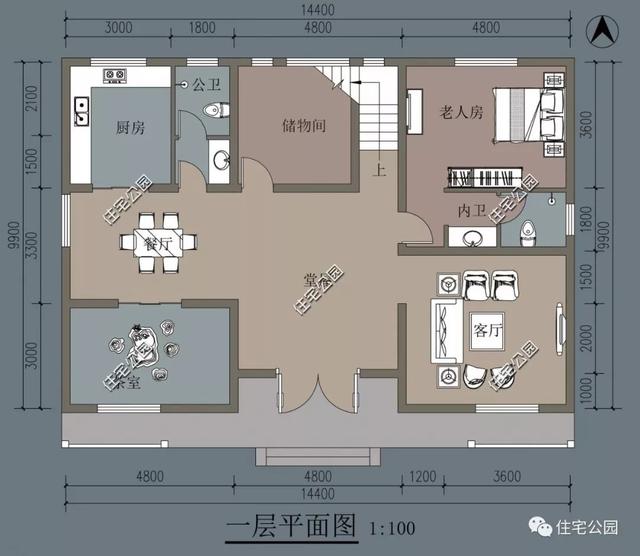 農村小戶型中式別墅設計圖，外觀新穎獨特，您的首選！