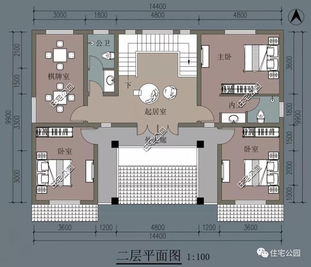 農村小戶型中式別墅設計圖，外觀新穎獨特，您的首選！