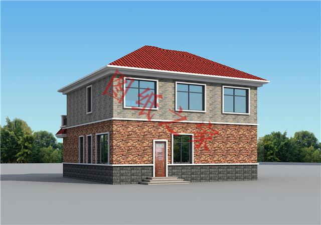 農村二層自建房設計圖，造價低廉，您理想的首選！