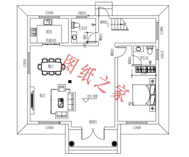農村二層自建房設計圖，造價低廉，您理想的首選！