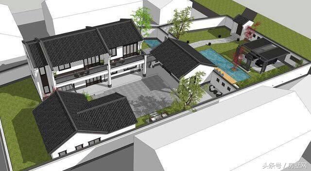 理想的別墅設計圖，中國風十足，歡迎收藏！