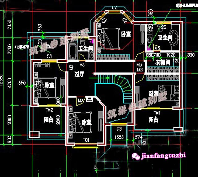 簡單實用二層別墅設計圖，內含車庫，既時尚又溫馨！