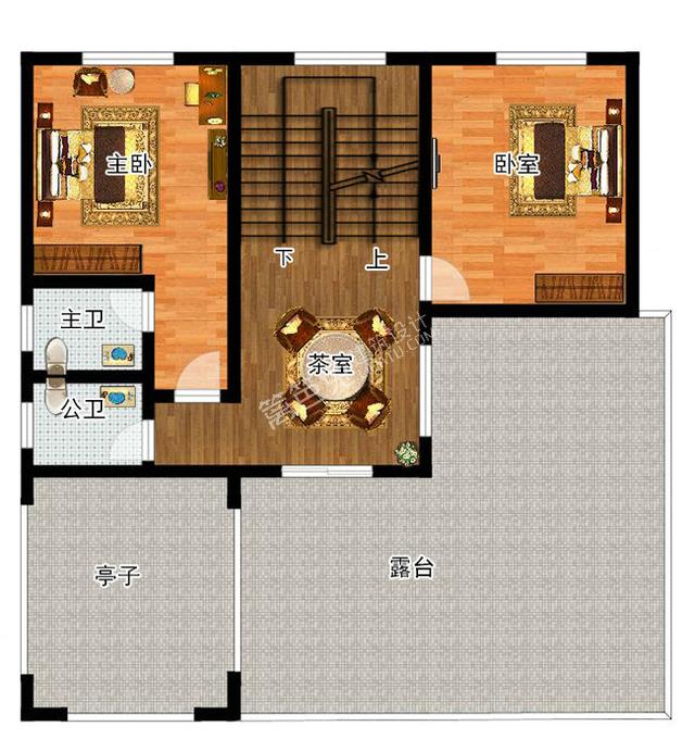 歐式豪華別墅設計圖，外觀獨特，造價低廉！