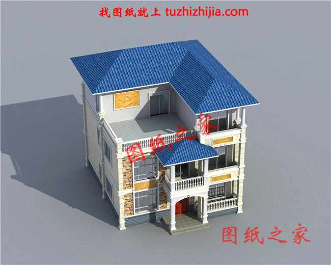 農(nóng)村120方三層自建房子設(shè)計(jì)圖紙，再過(guò)10年不會(huì)淘汰