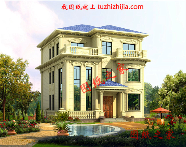 農(nóng)村120方三層自建房子設(shè)計(jì)圖紙，再過(guò)10年不會(huì)淘汰