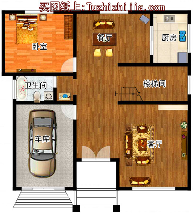 農(nóng)村120方三層自建房子設(shè)計(jì)圖紙，再過(guò)10年不會(huì)淘汰