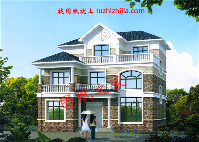 農(nóng)村120方三層自建房子設(shè)計(jì)圖紙，再過(guò)10年不會(huì)淘汰