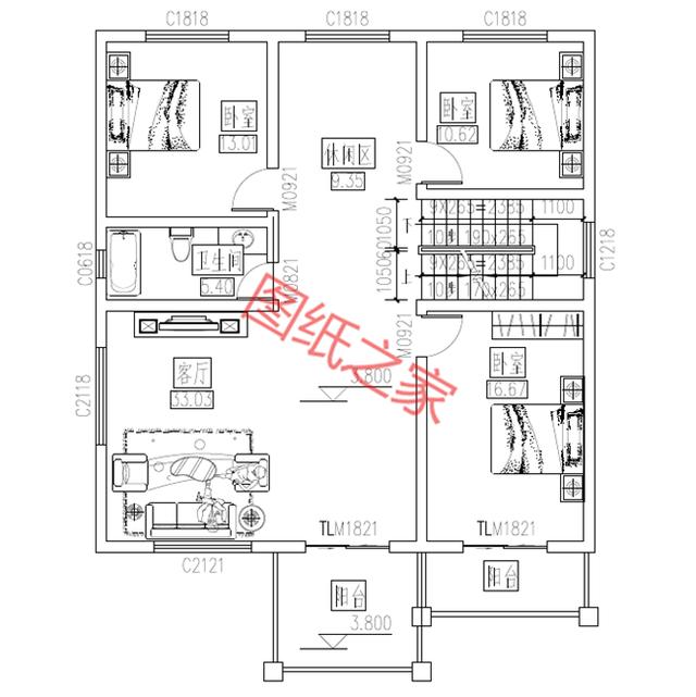 自建房設計圖，簡單大氣，最重要的是符合您的審美要求！